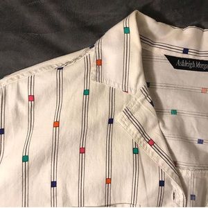 Retro Vintage 90’s Patterned Polo